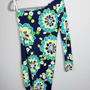LILLY PULITZER | Whitaker Asymmetrical Dress in Floral Frenzy Women’s Size 2